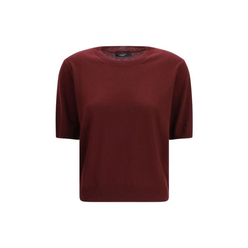 Max Mara Bordeaux Wool Oves Aries Women's T-Shirt